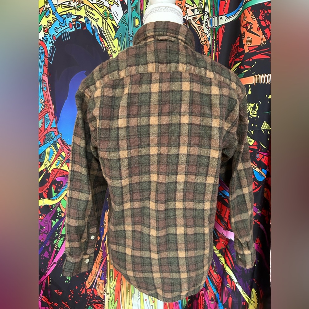 Vintage Tommy Hilfiger Wool Shirt Size Medium - Picture 5 of 10